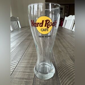 Hard Rock Cafe New York 20 oz Pilsner Collectors Glass Souvenir